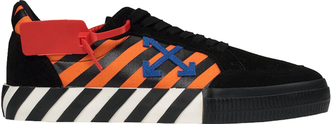 Off-White Vulc Sneaker 'Black Blue Orange' OMIA085R20C210181930 Order Off-White Vulc Sneaker 'Black Blue Orange' OMIA085R20C210181930