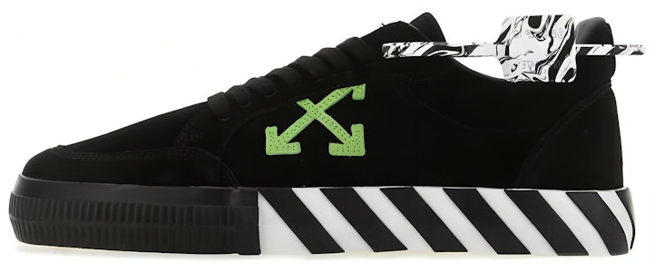 OFF-WHITE 防滑耐磨 硫化低筒運動板鞋 黑綠 Buy OFF-WHITE 防滑耐磨 硫化低筒運動板鞋 黑綠