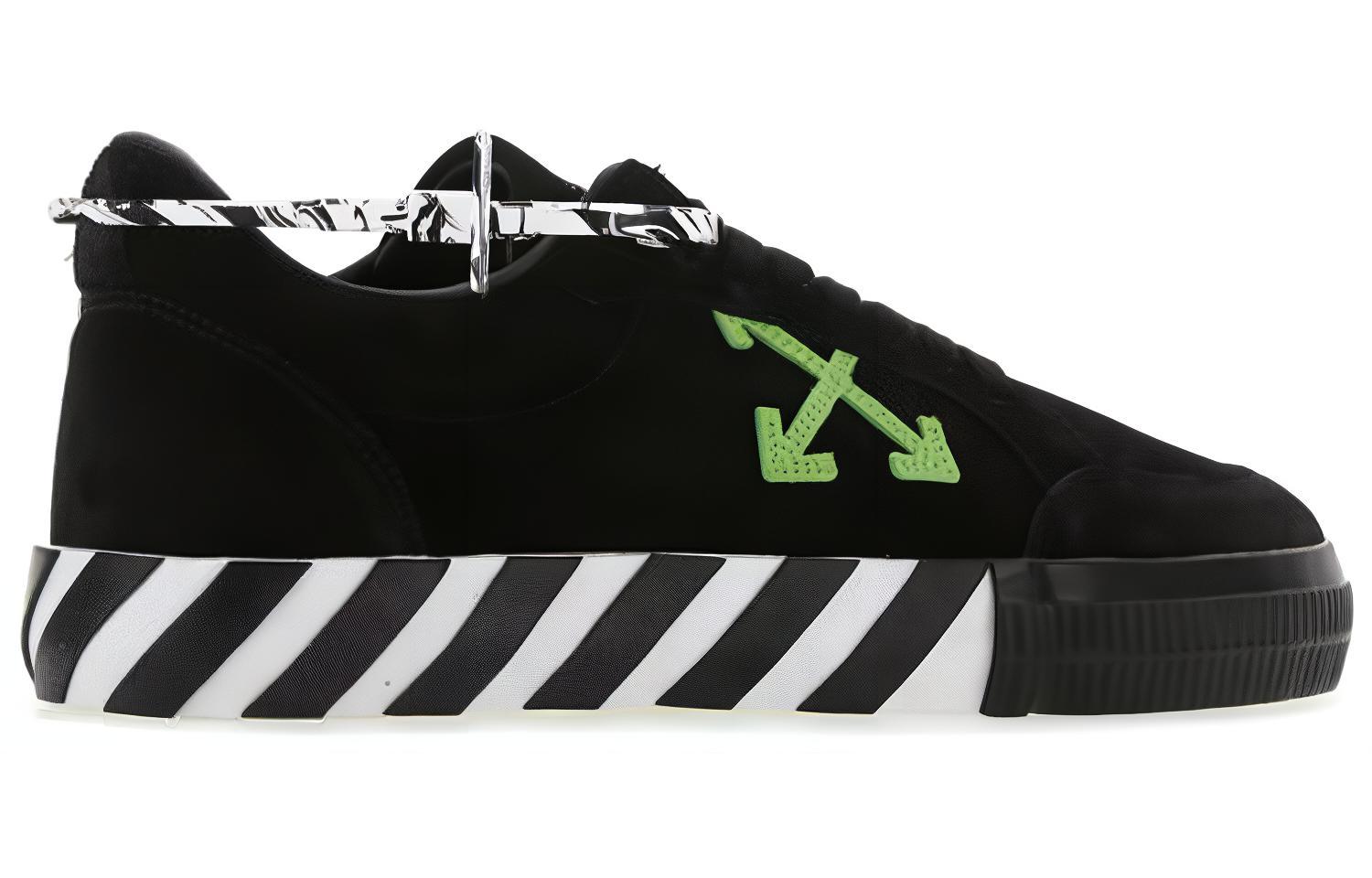 Order Off-White 黑绿 Vulc 运动鞋 OMIA085S21LEA0021055