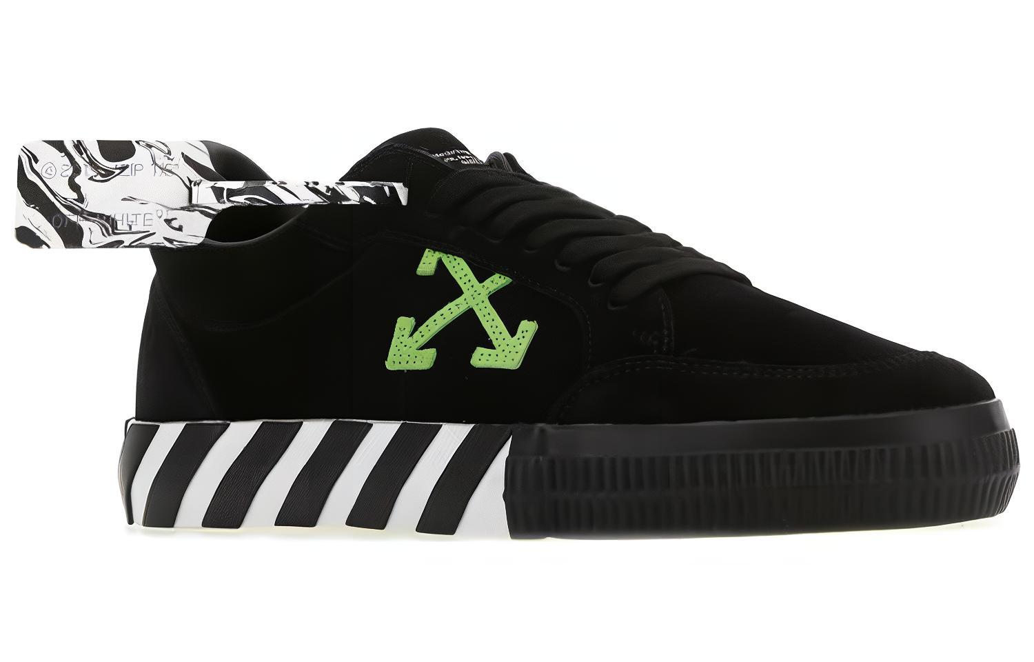 Lookbook Off-White 黑绿 Vulc 运动鞋 OMIA085S21LEA0021055