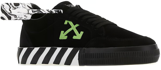OFF-WHITE 防滑耐磨 硫化低筒運動板鞋 黑綠 Lookbook OFF-WHITE 防滑耐磨 硫化低筒運動板鞋 黑綠