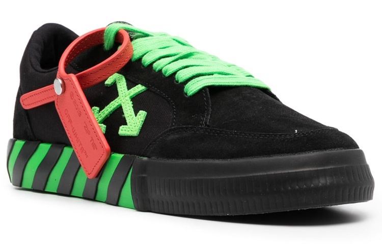 Off-White Vulc Sneaker 'Black Green' 圖 2