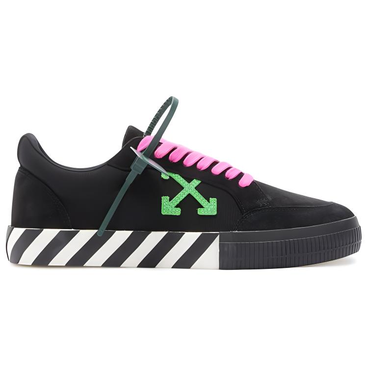 Order Off-White Vulc Sneaker 'Black Green Pink' OMIA085S22LEA001-1055