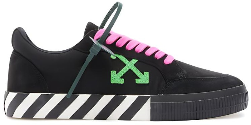 Off-White Vulc Sneaker 'Black Green Pink' OMIA085S22LEA001-1055 Order Off-White Vulc Sneaker 'Black Green Pink' OMIA085S22LEA001-1055