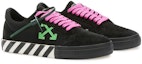 Lookbook Off-White Vulc Sneaker 'Black Green Pink' OMIA085S22LEA001-1055