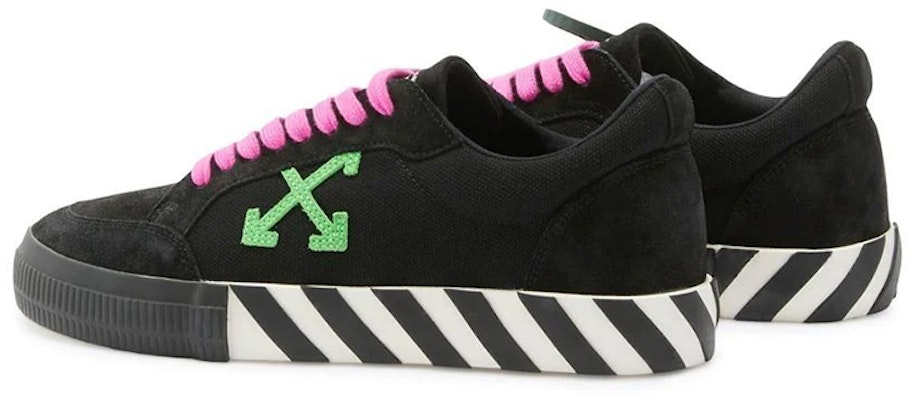Off-White Vulc Sneaker 'Black Green Pink' OMIA085S22LEA001-1055 Shop Off-White Vulc Sneaker 'Black Green Pink' OMIA085S22LEA001-1055