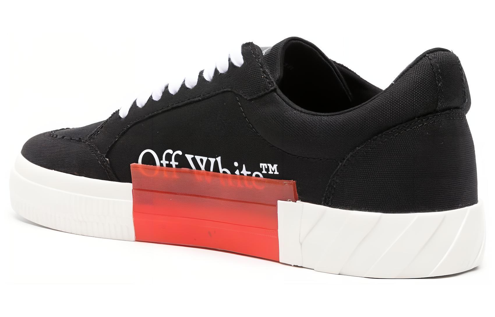 Off-White Vulc Sneaker 'Black White' 圖 6