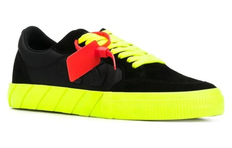 Off-White Vulc Sneaker 'Black Yellow' 圖 2