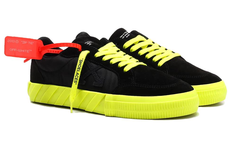 Off-White Vulc Sneaker 'Black Yellow' 圖 3