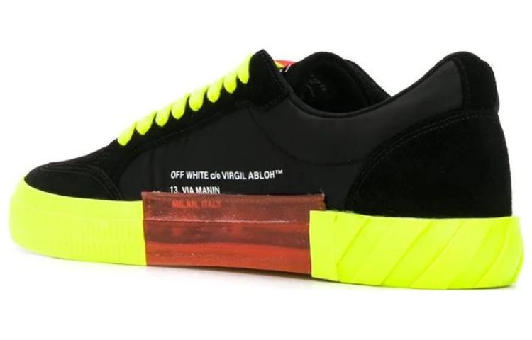 Off-White Vulc Sneaker 'Black Yellow' 圖 4