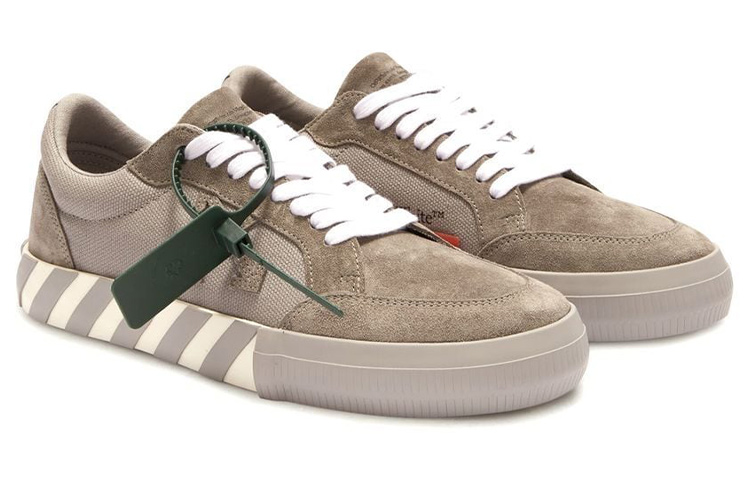 Off-White Vulc Sneaker 'Grey Suede' 圖 2