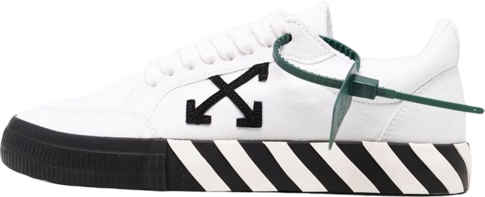 OFF-WHITE Vulcanized 系繩 時髦板鞋 男款 白色 Buy OFF-WHITE Vulcanized 系繩 時髦板鞋 男款 白色