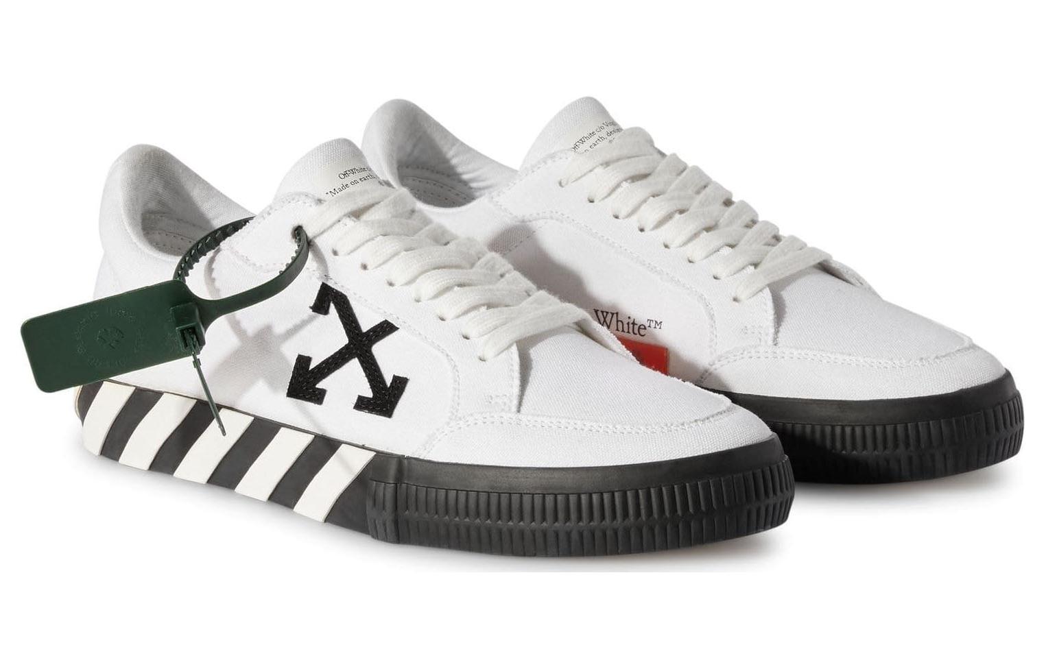 Lookbook Zapatillas Off-White Vulc 'Blanco Negro' OMIA085C99FAB0010110