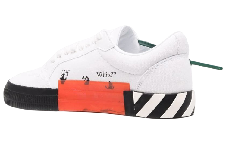 Shop Zapatillas Off-White Vulc 'Blanco Negro' OMIA085C99FAB0010110