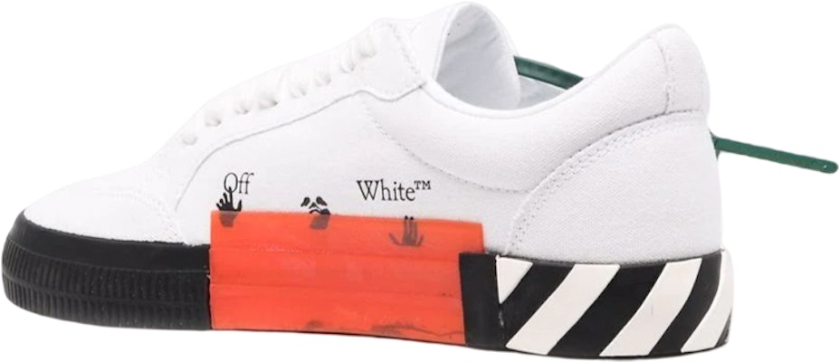 OFF-WHITE Vulcanized 系繩 時髦板鞋 男款 白色 Shop OFF-WHITE Vulcanized 系繩 時髦板鞋 男款 白色