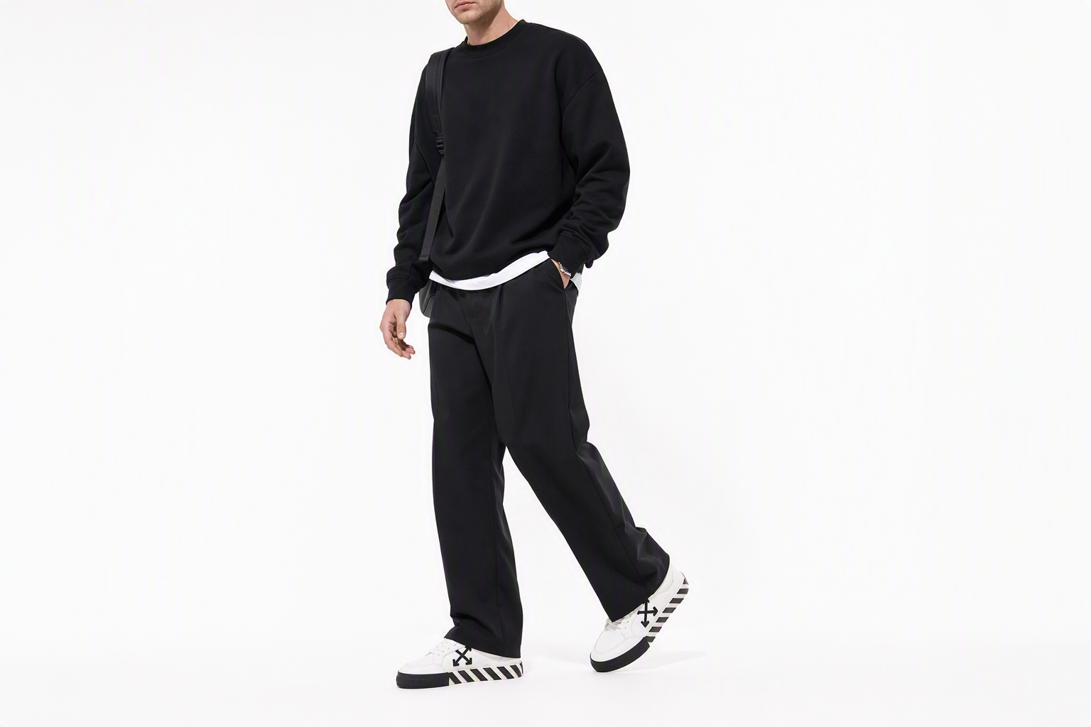 Order OFF-WHITE Vulc Low Leather 防滑輕便耐磨 低筒 板鞋 白黑