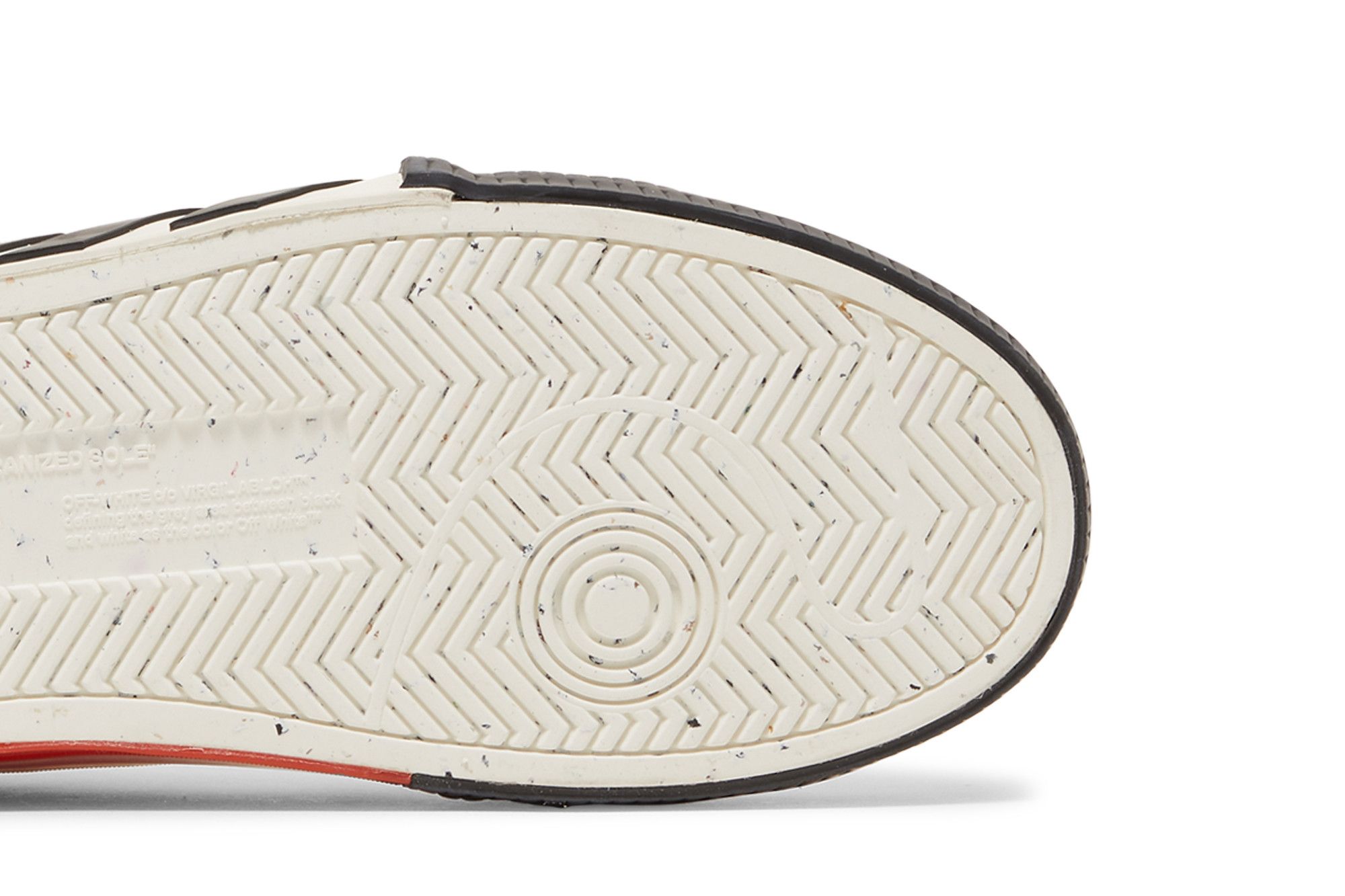 Details for OFF-WHITE Vulc Low Leather 防滑輕便耐磨 低筒 板鞋 白黑