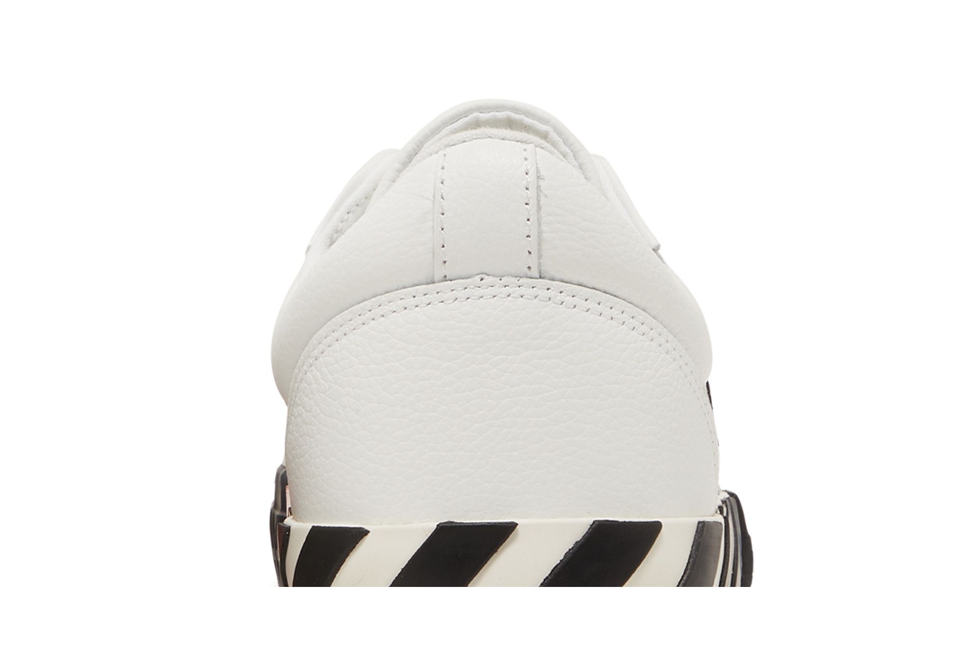Cheap OFF-WHITE Vulc Low Leather 防滑輕便耐磨 低筒 板鞋 白黑