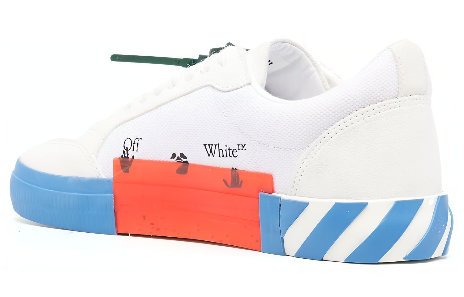 Off-White Vulc Sneaker 'White Blue' 圖 3