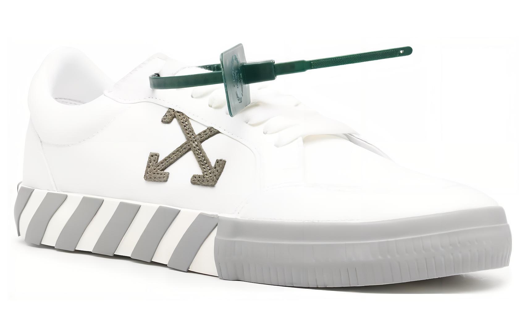 Lookbook Off-White Vulc Sneaker 'Putih Hijau Tentera' OMIA085F22FAB0010156