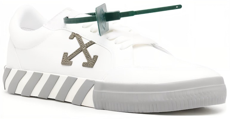 Off-White Vulc Sneaker 'Putih Hijau Tentera' OMIA085F22FAB0010156 Lookbook Off-White Vulc Sneaker 'Putih Hijau Tentera' OMIA085F22FAB0010156