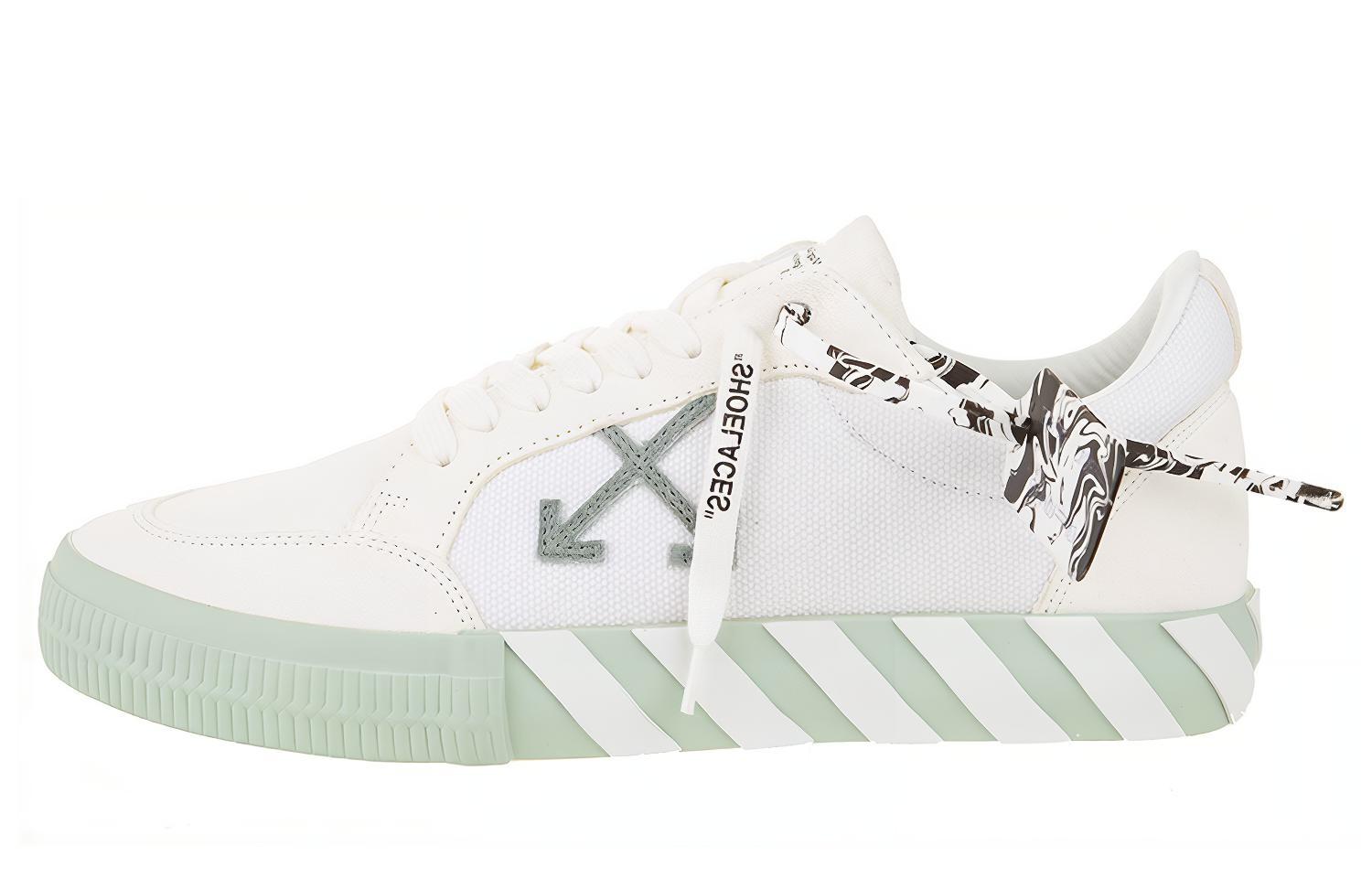 Off-White Vulc Sneaker 'White Pastel Green' OMIA085F21LEA0050155