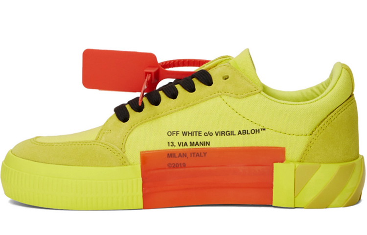 Off-White Vulc Sneaker 'Yellow' 192607M237028