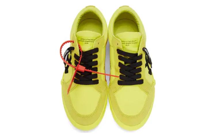 Shop Off-White Vulc Sneaker 'Yellow' 192607M237028