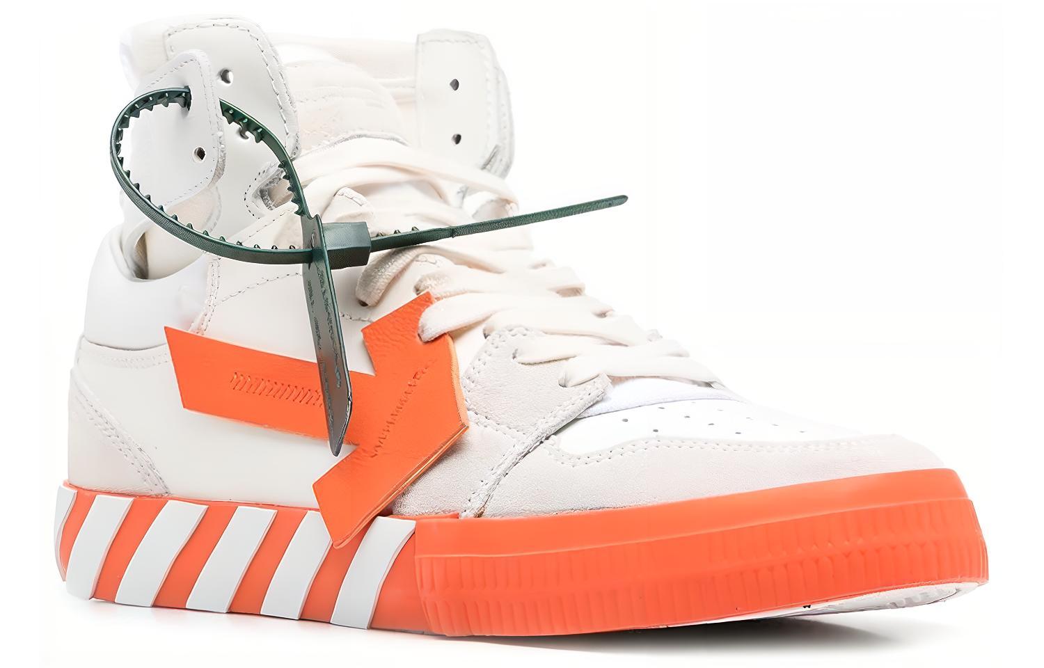 Off-White Vulc Sneaker High 'White Orange' 圖 3