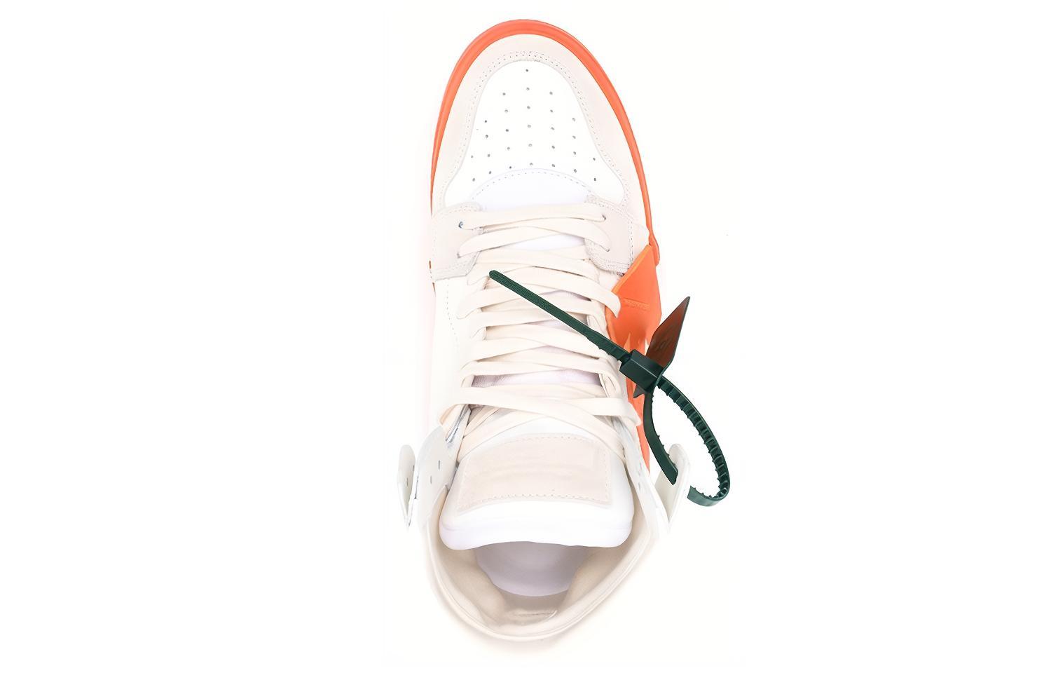 Off-White Vulc Sneaker High 'White Orange' 圖 5