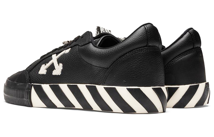 Shop Off-White Vulc Sneaker Low ''Schwarz Weiß'' OMIA085E20LEA0011001