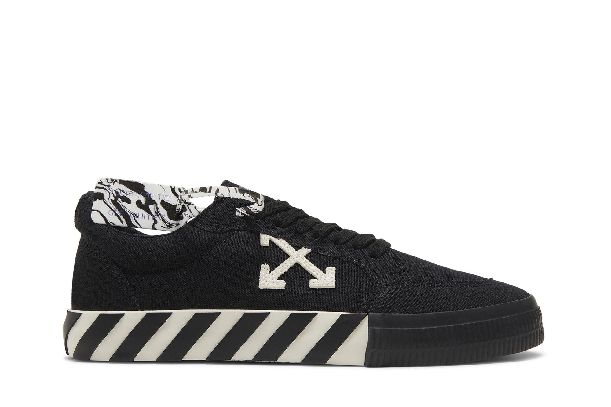 Off-White Vulc Sneaker Low 'Black White' OMIA085F21FAB002-1001