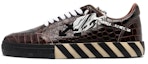 Buy Off-White Vulc Sneaker Low 'Corak Buaya - Coklat Gelap' OMIA085F20LEA001-6410