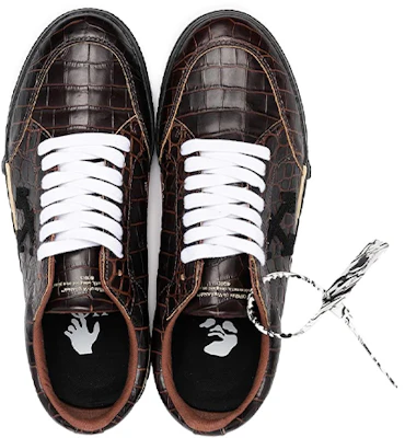 Off-White Vulc Sneaker Low 'Crocodile Pattern - Dark Brown' OMIA085F20LEA001-6410 Shop Off-White Vulc Sneaker Low 'Crocodile Pattern - Dark Brown' OMIA085F20LEA001-6410