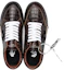 Shop Off-White Vulc Sneaker Low 'Crocodile Pattern - Dark Brown' OMIA085F20LEA001-6410