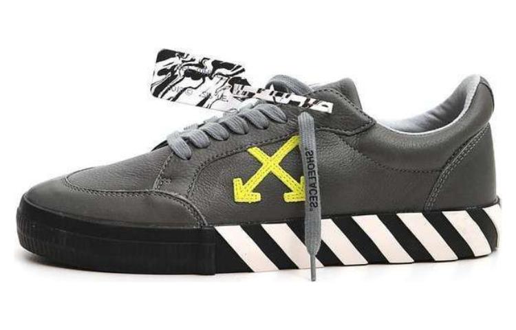 Off-White Vulc Sneaker Low 'Grey Green Fluo' OMIA085F20LEA0040970