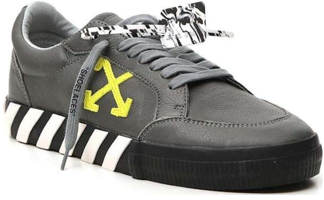 Off-White Vulc 低帮球鞋 '灰绿荧光' OMIA085F20LEA0040970 Order Off-White Vulc 低帮球鞋 '灰绿荧光' OMIA085F20LEA0040970