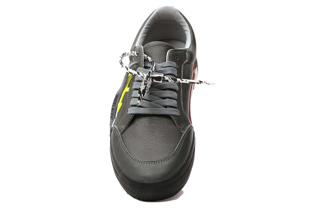 Lookbook Off-White Vulc Sneaker Low ''Grijs Groen Fluor'' OMIA085F20LEA0040970
