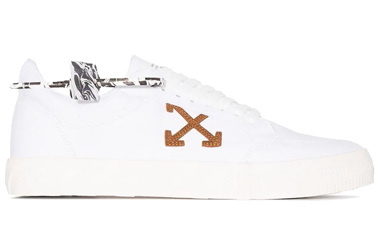 Order Off-White Vulc 低帮运动鞋‘白棕’ OMIA085R21FAB0020160
