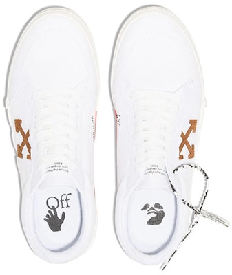 Off-White Vulc Sneaker Rendah 'Putih Coklat' OMIA085R21FAB0020160 Shop Off-White Vulc Sneaker Rendah 'Putih Coklat' OMIA085R21FAB0020160