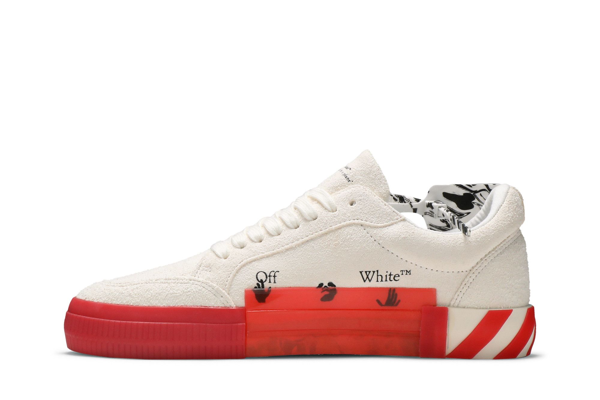 Lookbook Off-White Vulc Sneaker Basse ''Blanc Rouge'' OMIA085R21LEA0020125
