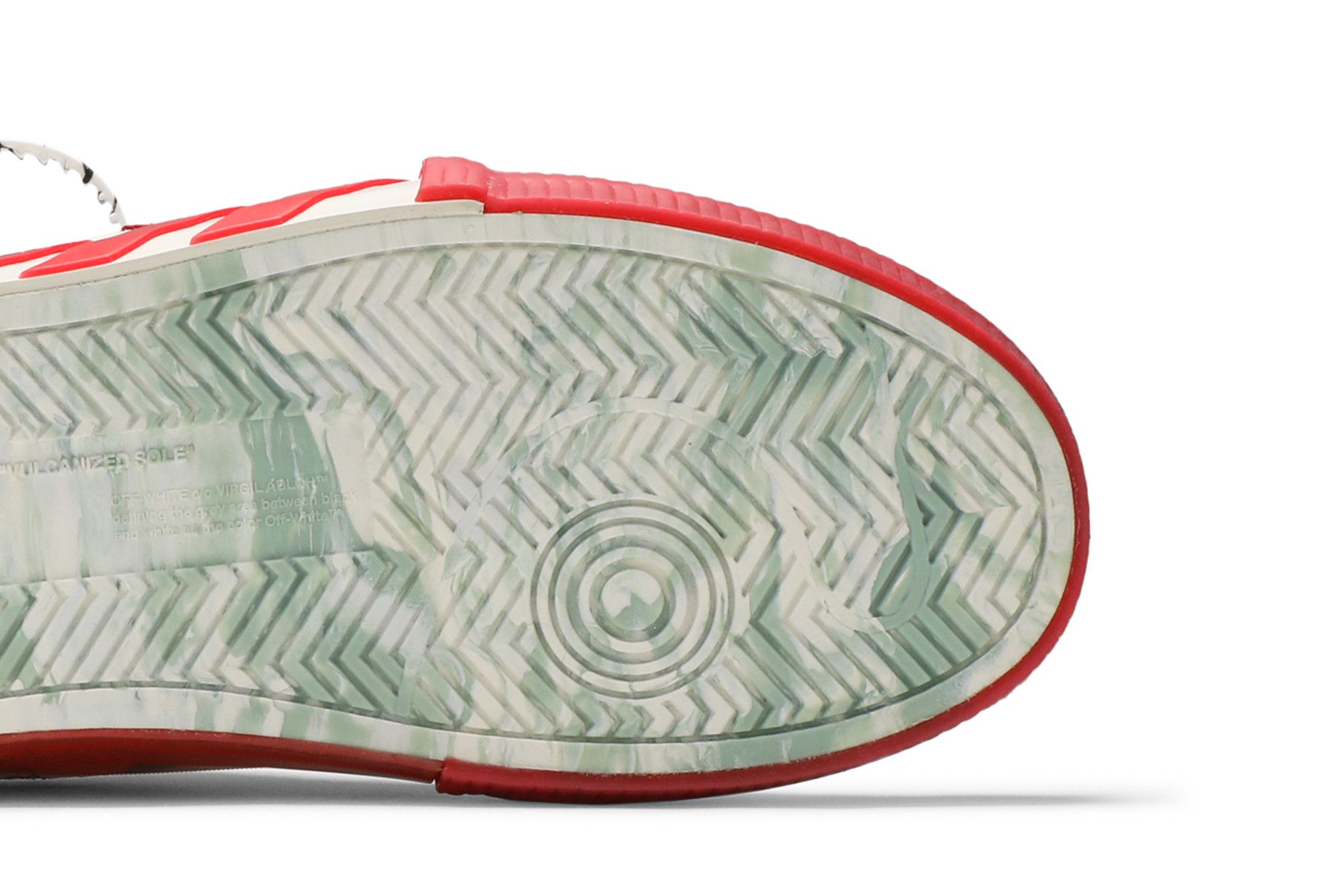Purchase Off-White Vulc Sneaker Basse ''Blanc Rouge'' OMIA085R21LEA0020125