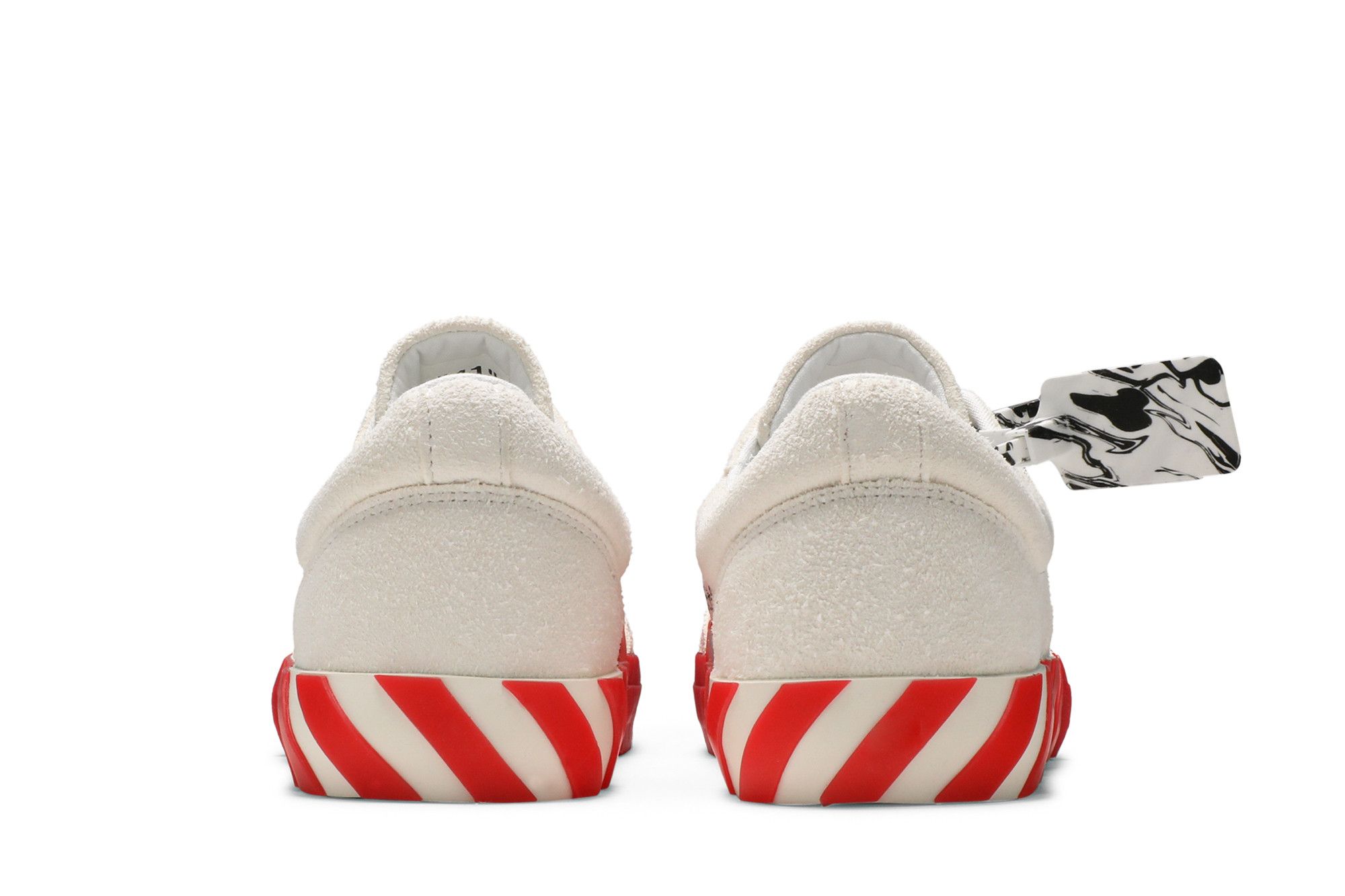Details for Off-White Vulc Sneaker Basse ''Blanc Rouge'' OMIA085R21LEA0020125