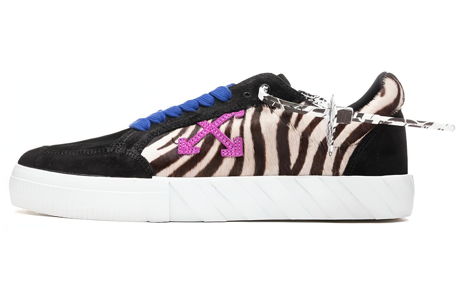 Off-White Vulc Sneaker Low 'Zebra Pony Hair' OMIA085R21LEA003-1037