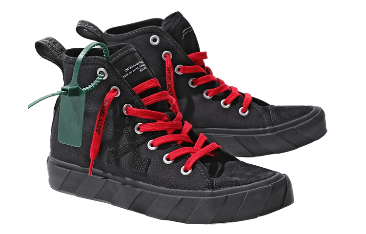 Order 黑红Off-White中帮Vulc运动鞋 OMIA119S22LEA001-1010