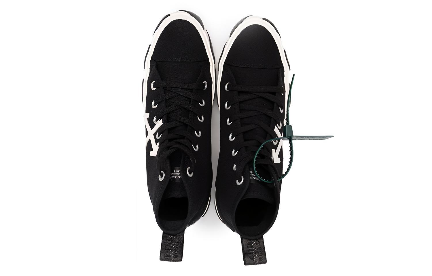 Shop オフホワイト バルカ ミッド 黒白 (Ofuhowaito Baruka Middo Kuro Shiro) OMIA119C99FAB0011001