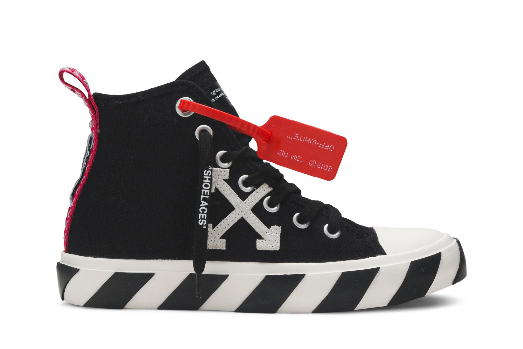 Off-White Vulc Sneaker Mid 'Black White' OMIA119S20D330381001