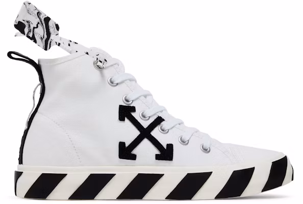 Off-White Vulc Sneaker Mid 'White Black' OMIA119F21FAB0010110 Buy Off-White Vulc Sneaker Mid 'White Black' OMIA119F21FAB0010110