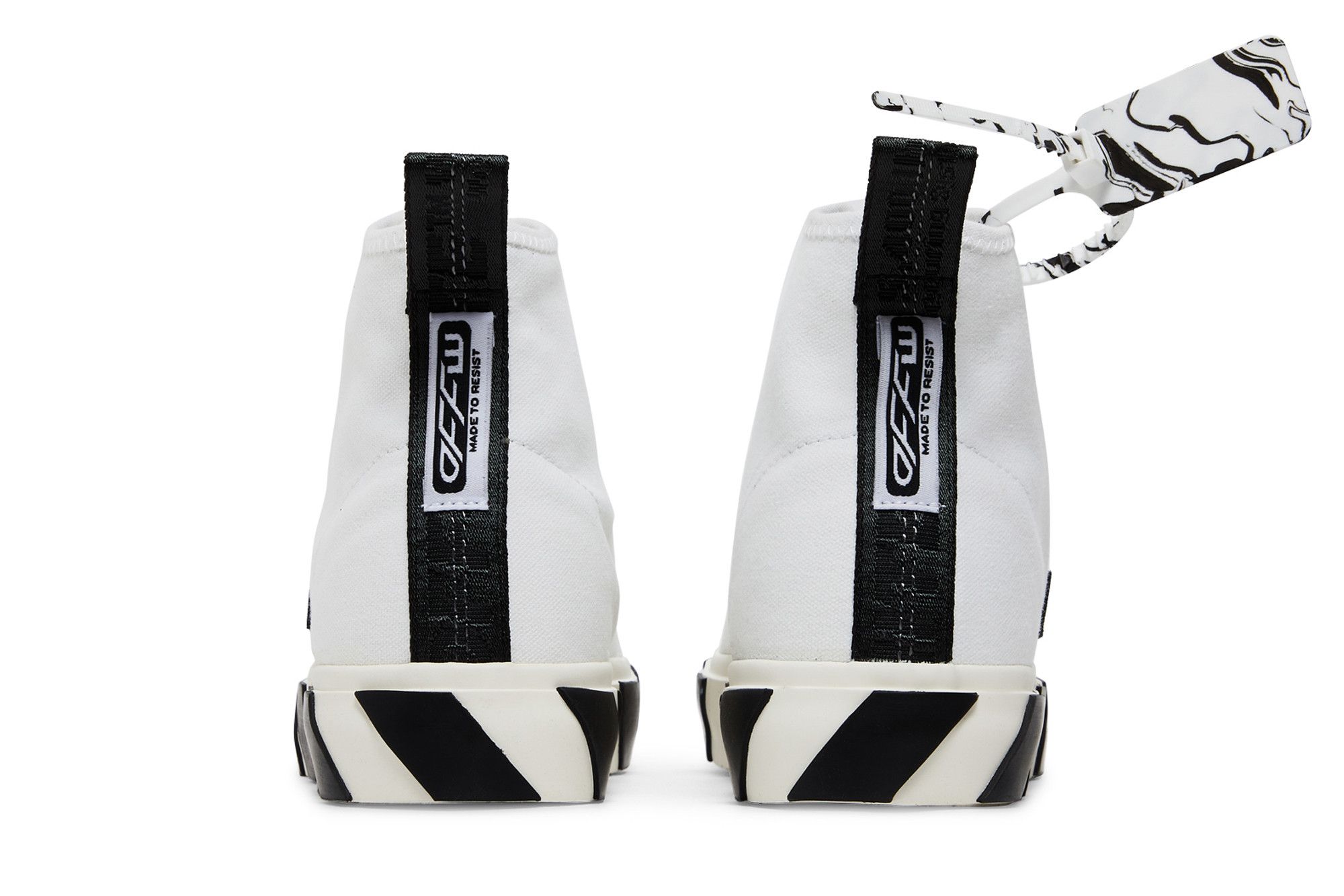 Sizing Off-White Vulc Sneaker Mid 'White Black' OMIA119F21FAB0010110