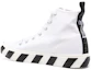 Shop Off-White Vulcanized Hi Wit Rood Canvas Sneakers OMIA119S23FAB0010125